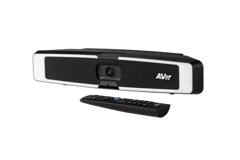 AVer VB130 Conference soundbar with 4K Camera and light, black
