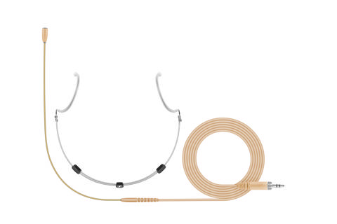 Sennheiser HSP Essential Omni Neckband Microphone, EW plug (mini jack), beige