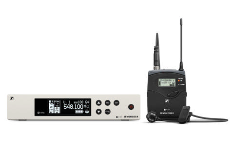 Sennheiser EW 100 G4-ME4 Trådløst system med klipsmikrofon, Bånd G