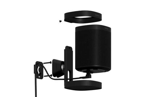 SONOS wall mount for  One/SL/PLAY:1 - Black
