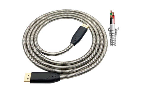 Armored Displayport 1.4 cable | 2 meter