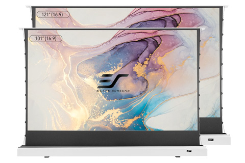 Elite Screens Kestrel Tab-Tension 16:9 StarBright CLR pull up projector screen, 101''