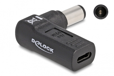 DeLOCK USB-C til bærbar oplader adapter, HP (7,4 x 5,0 mm.)