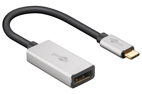 Goobay USB-C til Displayport adapter, 0.15 meter