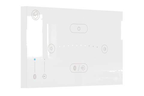 Systemline E50 Built-in amplifier - White lifestyle