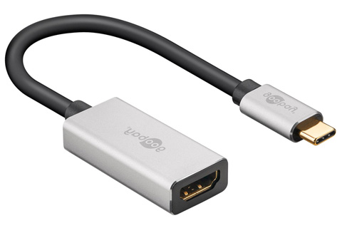 Goobay USB-C till HDMI-adapter, 0.15 meter