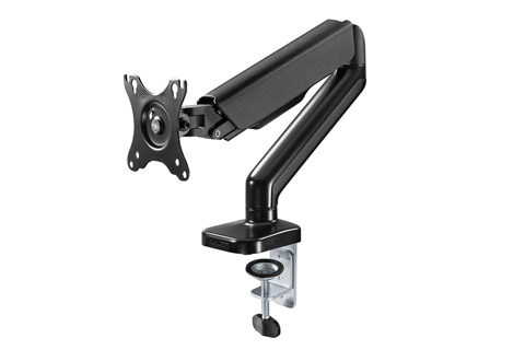 Single monitor mount with gas spring