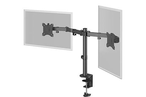 dual monitor mount flex