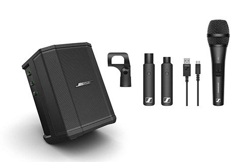 BOSE Pro S1 compact system with Sennheiser XSW-D Vocal microphone