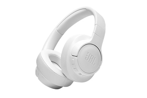 JBL Tune 760NC wireless over-ear headphones with noise reduction, white