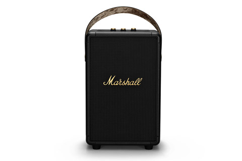 Marshall Tufton portable bluetooth speaker, black and brass