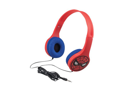 eKids Tech2Go headphones with Spiderman