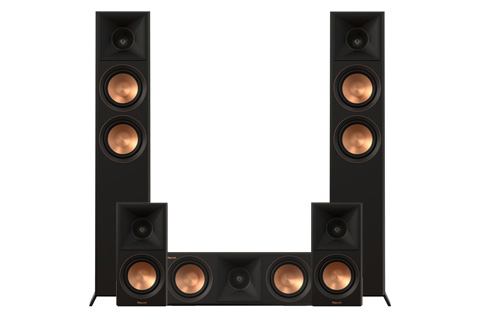 Klipsch Reference Premiere 5.0 surround speaker set, black,  1 system