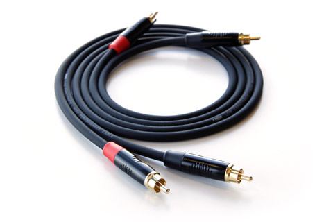 Rega Couple 3 Phono RCA cable pair, black, 1.00 meter