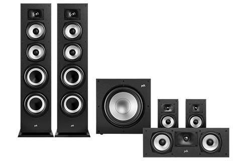 Polk Audio Monitor XT 5.1 system (XT70, XT30, XT15, XT12), black,  1 system