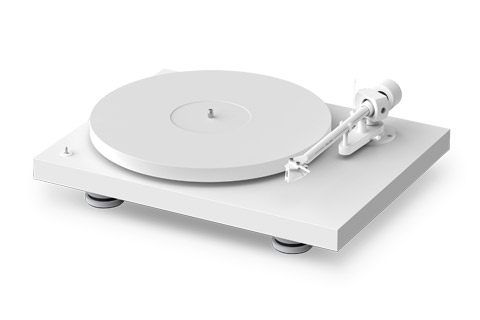 Pro-Ject Debut PRO Limited Edition recordplayer with tonearm and 2M White cartridge, white satin