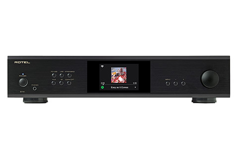 Rotel S14 streaming amplifier, alu black