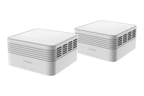 Strong ATRIA Wi-Fi Mesh Home 3000 Wi-Fi accesspoint/extender kit, white,  1 pair