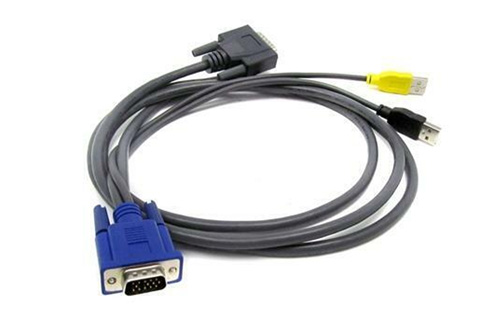 438611-002 HP 1X4 KVM Console USB kabel, 1.80 meter