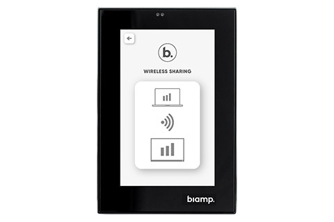 Biamp Apprimo 4'' Touchpanel til Biamp kontrol system, sort