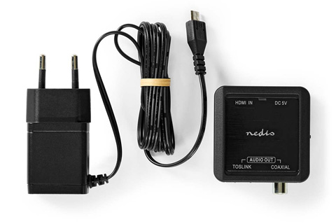 HDMI eARC til digital stereo audio konverter, accessories