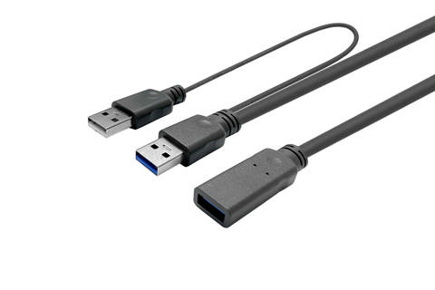 Vivolink Pro USB-A til USB-A forlængerkabel (han - hun), 12.50 meter