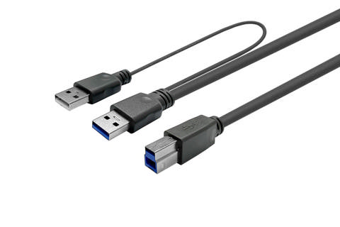 Vivolink Pro USB-A to USB-B cable (han - han), 12.50 meter