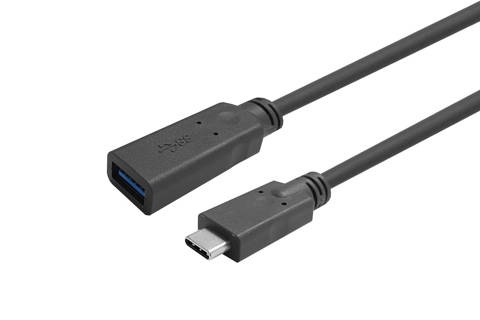 Vivolink Pro USB-C til USB-A kabel (han - hun), 10.00 meter