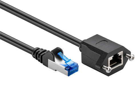 CAT6A S/FTP netværks extension cable, 2.00 meter
