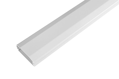 Vivolink VLWL110W Cable aluminium wall list for exclusive look, white | 1,1 meter