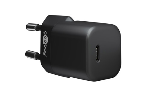Goobay USB-C laddare (30W PD), svart