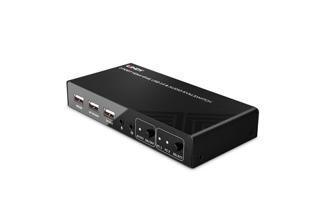 Lindy 4K HDMI - USB-A audio KVM Switch