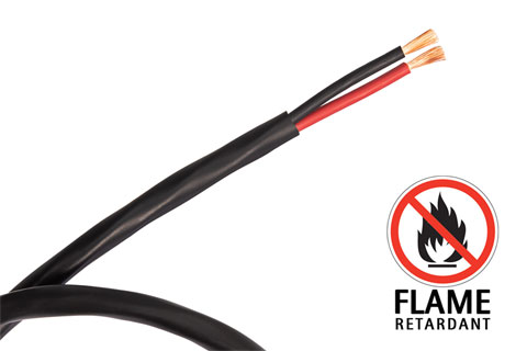 SUPRA Skyflex 2x1.6 FRHF loudspeaker cable, 2x 1,6 mm², black - 150,00 meter