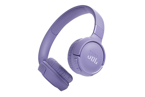 JBL Tune 520BT trådløs on-ear hovedtelefoner, lilla, returvare (som ny, 100% OK)