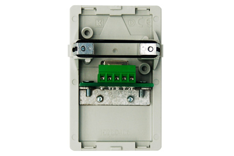USB-B vægdåse, 1½ modul FUGA, back