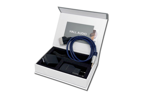 HALL AUDIO Hall Connector Bluetooth modtager med minijack til Masterlink kabel for Beolab 2000