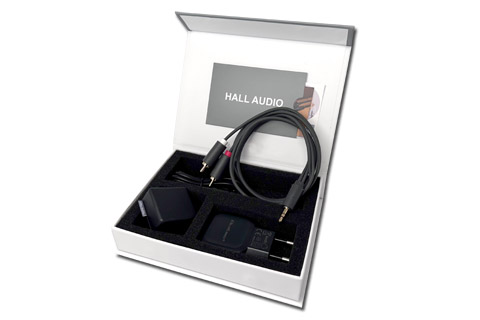 HALL AUDIO Hall Connector Bluetooth-mottagare med minijack för 2x RCA-kabel