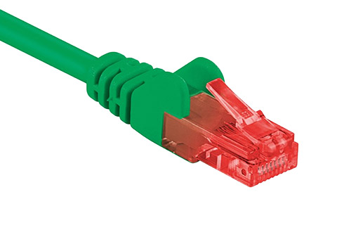 Goobay Network cable, Cat 6 UTP, green