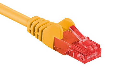 Goobay Network cable, Cat 6 UTP, yellow