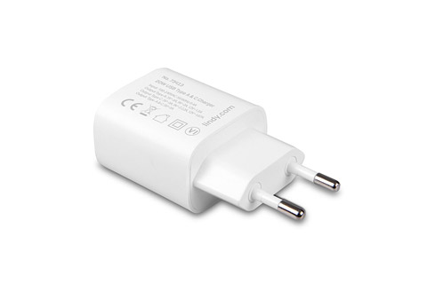 Lindy USB-A+C oplader (20W)
