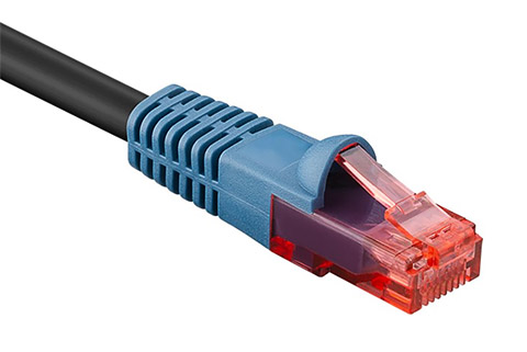 Goobay Network cable, Cat 6 UTP, outdoor, black