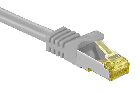 Goobay Network cable, CAT 7, gray