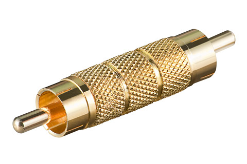 RCA adapter (male - male)