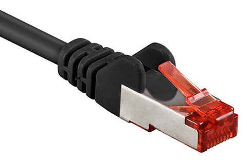 Goobay Network cable, Cat 6 S/FTP, black