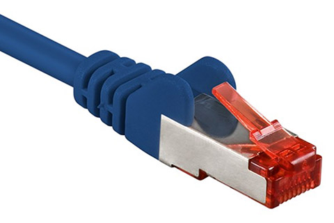 Goobay Network cable, Cat 6 S/FTP, blue