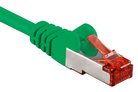 Goobay Network cable, Cat 6 S/FTP, green