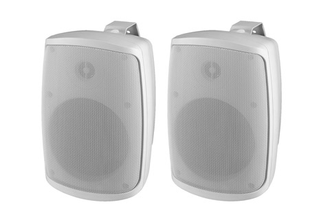 Monacor WALL-05T/WS PA-speaker set, white,  1 pair