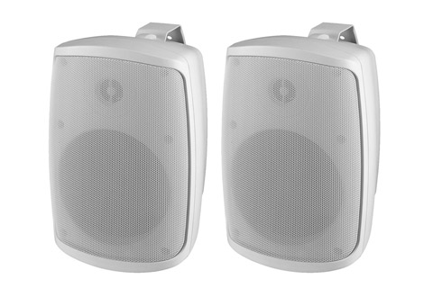 Monacor WALL-06T/WS PA-speaker set, white,  1 pair