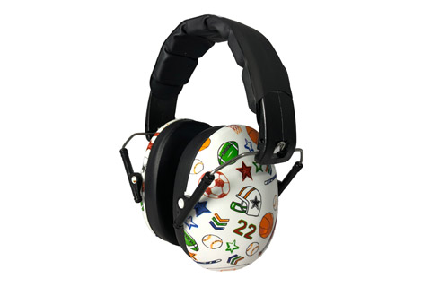 Baby BanZ Kidz høreværn med mønster, 3-10 år | sport inkl. etui