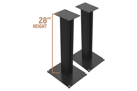 Klipsch KS-28 speaker floor stand, black,  1 pair